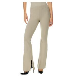Ten by Babaton L Paramount Pant High Waisted Knit Flared Taupe
